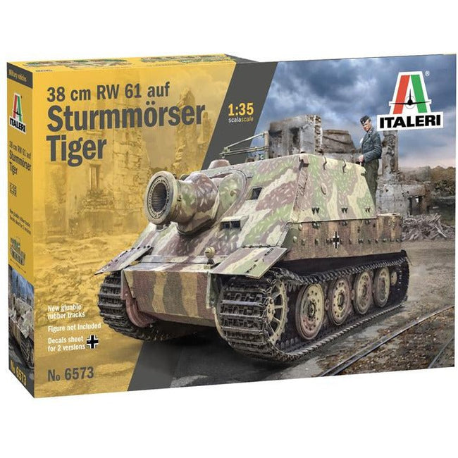 Italeri 1/35 38 Cm Rw 61 Auf Sturmmorser Tiger - Italeri - ModelCars.com