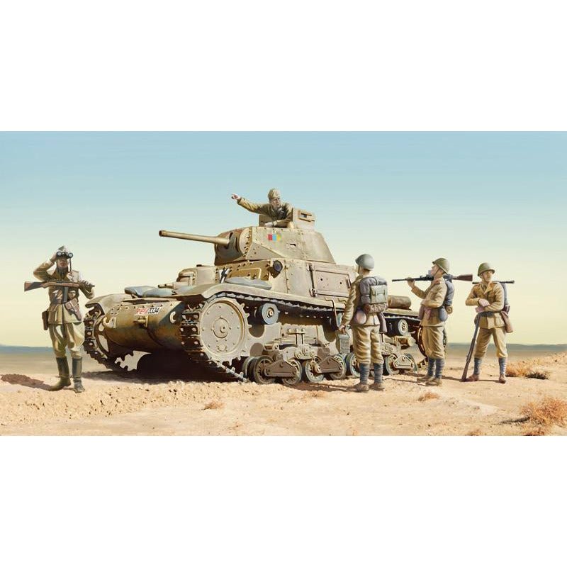Italeri 1/35 Carro Armato M14/41 L Serie With Italian Infantry-Italeri-ModelCars.com