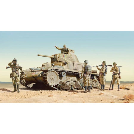 Italeri 1/35 Carro Armato M14/41 L Serie With Italian Infantry-Italeri-ModelCars.com