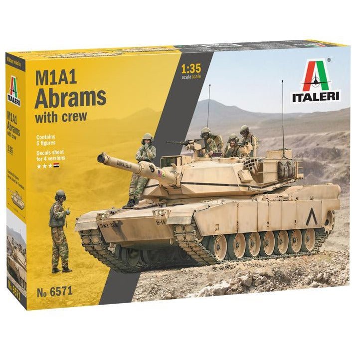 Italeri 1/35 M1A2 Abrams With Crew-Italeri-ModelCars.com