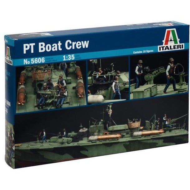 Italeri 1/35 Pt Boat Crew-Italeri-ModelCars.com