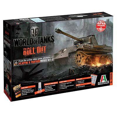 Italeri 1/35 Pz. Kpfw. V Panther World of Tank - Italeri - ModelCars.com