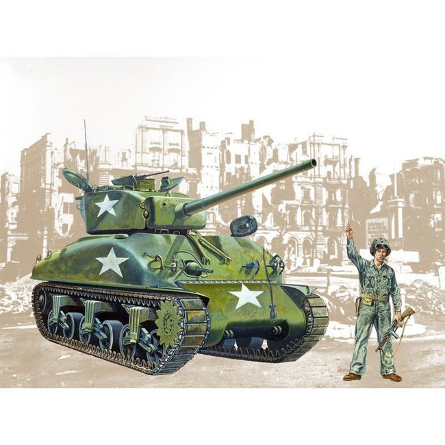 Italeri 1/35 Sherman M4-A1-Italeri-ModelCars.com