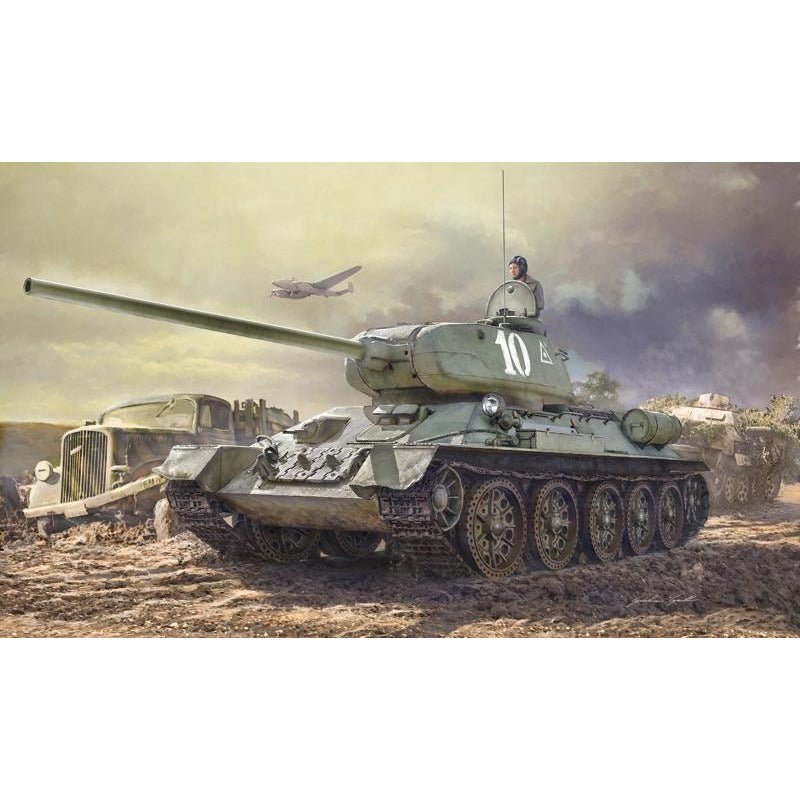 Italeri 1/35 T34/85 Zavod 183 Mod. 1944-Italeri-ModelCars.com