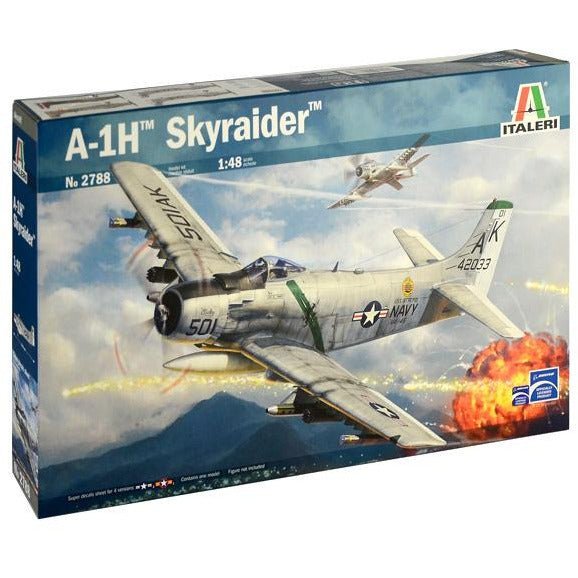 Italeri 1/48 A-1H Skyraider-Italeri-ModelCars.com