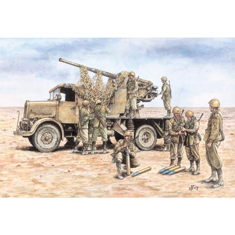 Italeri 1/72 Autocannone 3Ro With 90/53 Aa Gun - Fast Assembly-Italeri-ModelCars.com