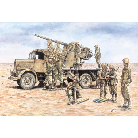 Italeri 1/72 Autocannone 3Ro With 90/53 Aa Gun - Fast Assembly-Italeri-ModelCars.com