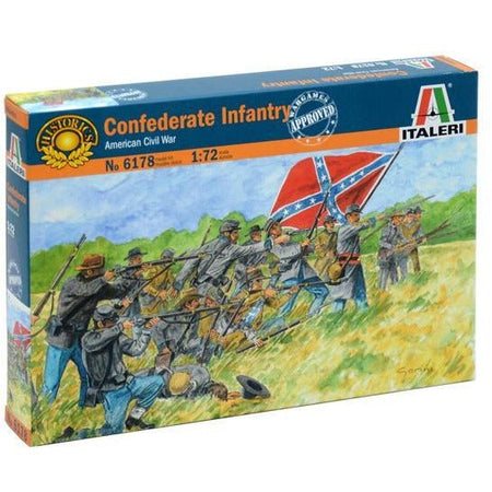 Italeri 1/72 Confederate Infantry-Italeri-ModelCars.com