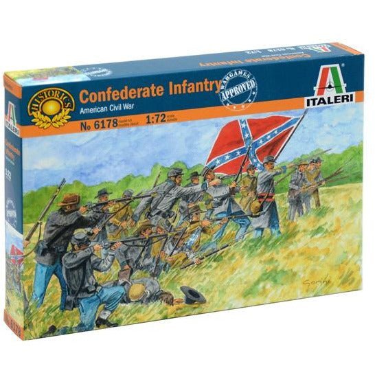 Italeri 1/72 Confederate Infantry-Italeri-ModelCars.com