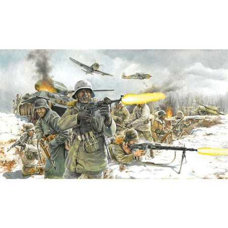 Italeri 1/72 German Infantry (Winter Uniform) - Italeri - ModelCars.com