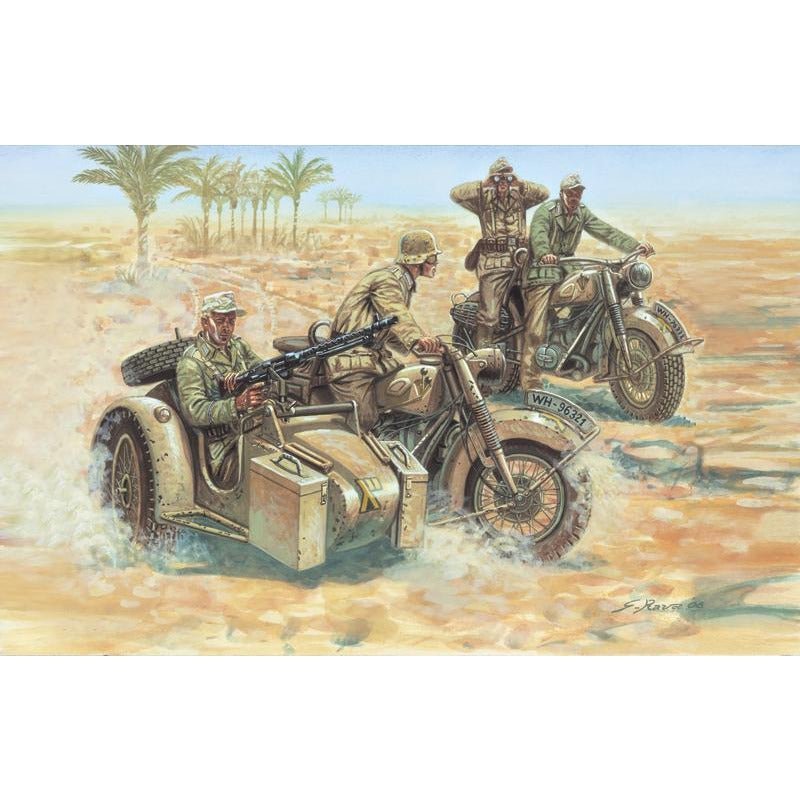 Italeri 1/72 German Motorcycles-Italeri-ModelCars.com