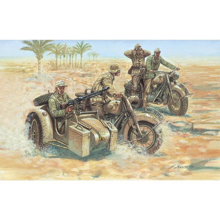 Italeri 1/72 German Motorcycles-Italeri-ModelCars.com