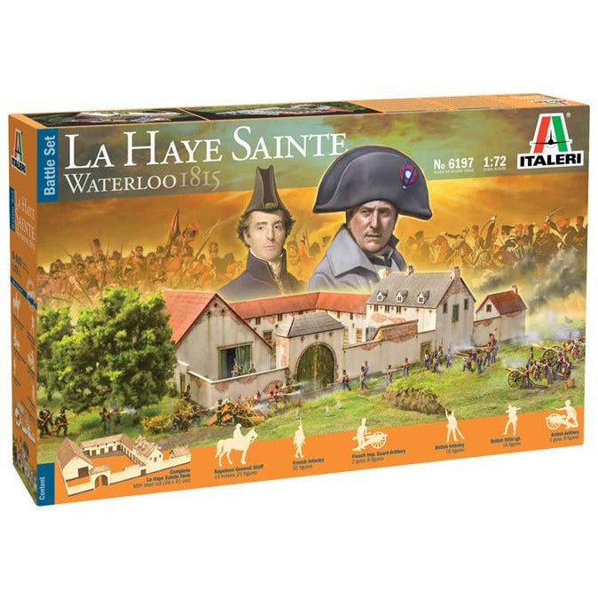 Italeri 1/72 La Haye Sainte Waterloo 1815 - BATTLESET - Italeri - ModelCars.com