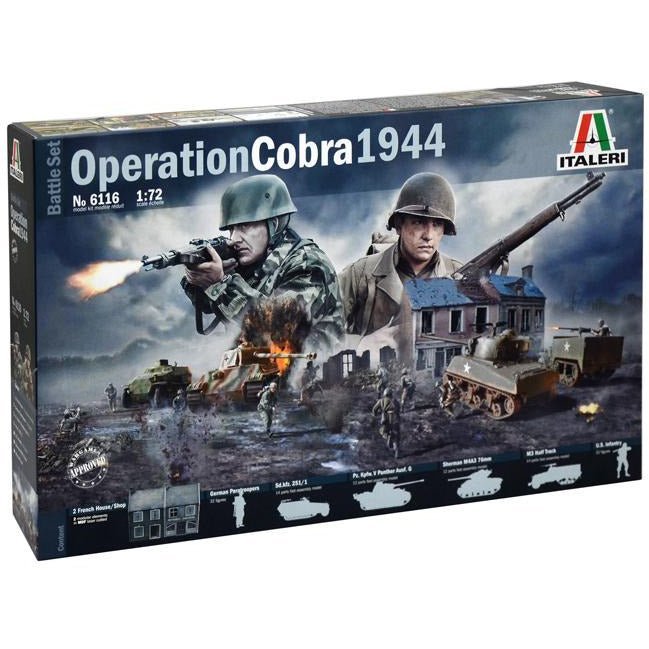 Italeri 1/72 Operation Cobra 1944 - Battle Set-Italeri-ModelCars.com