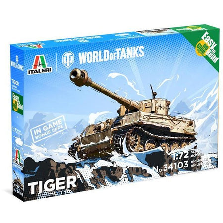 Italeri 1/72 Tiger - Wot - Easy To Build-Italeri-ModelCars.com