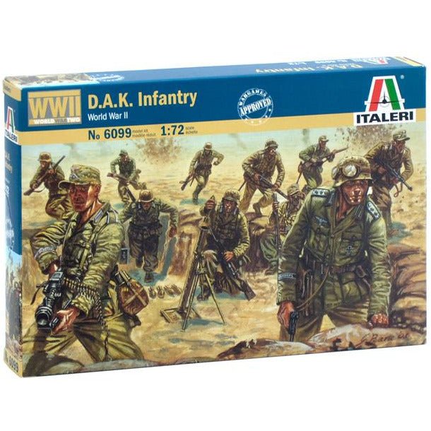 Italeri 1/72 WWII D.A.K. Infantry - Italeri - ModelCars.com