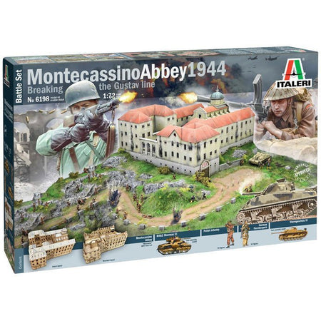 Italeri Montecassino Abbey 1944 Breaking the Gustav Line - BATTLE SET-Italeri-ModelCars.com