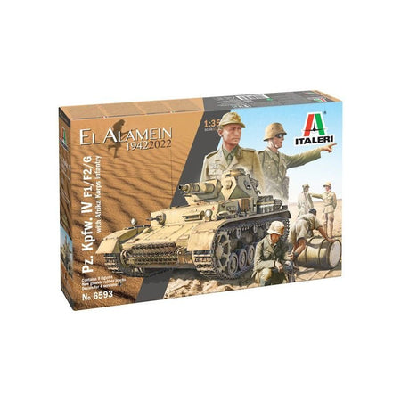 Italeri Pz.Kpfw.IV F1/F2/G With Afrika Korps Infantry-Italeri-ModelCars.com