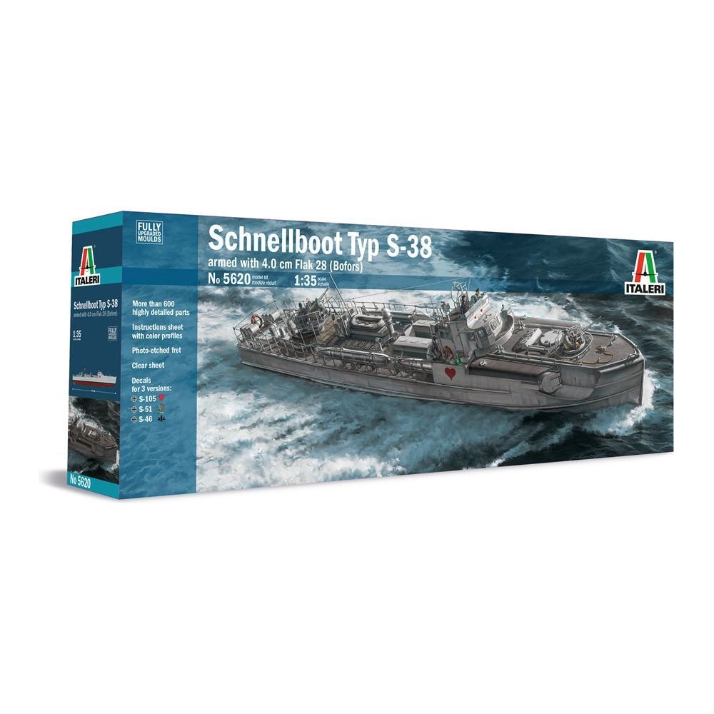 Italeri Schnellboot Typ S-38-Italeri-ModelCars.com