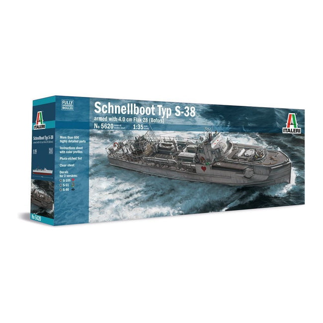 Italeri Schnellboot Typ S-38-Italeri-ModelCars.com