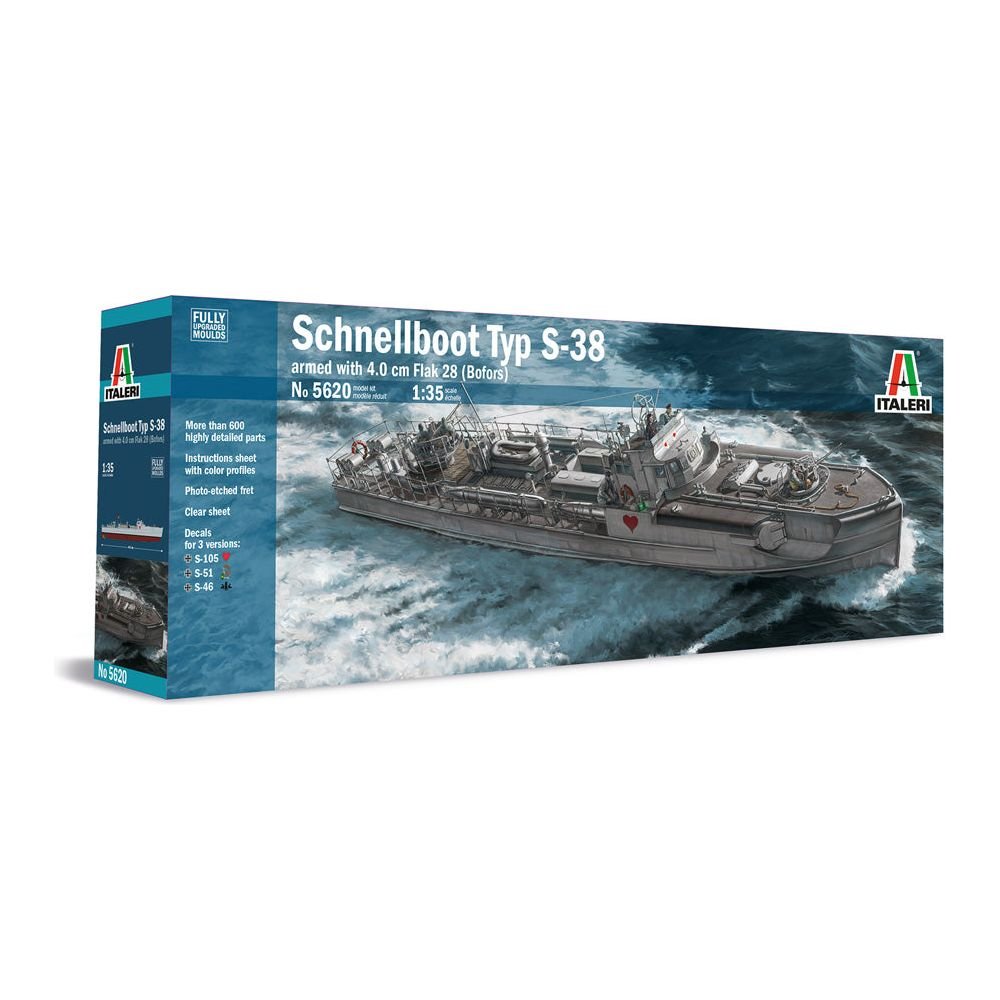 Italeri Schnellboot Typ S - 38 - Italeri - ModelCars.com