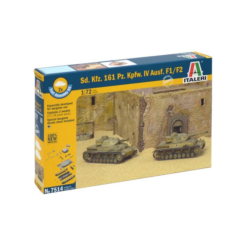 Italeri SD. KFZ. 161 PZ. KPFW. IV AUSF.F1/F2 - Italeri - ModelCars.com