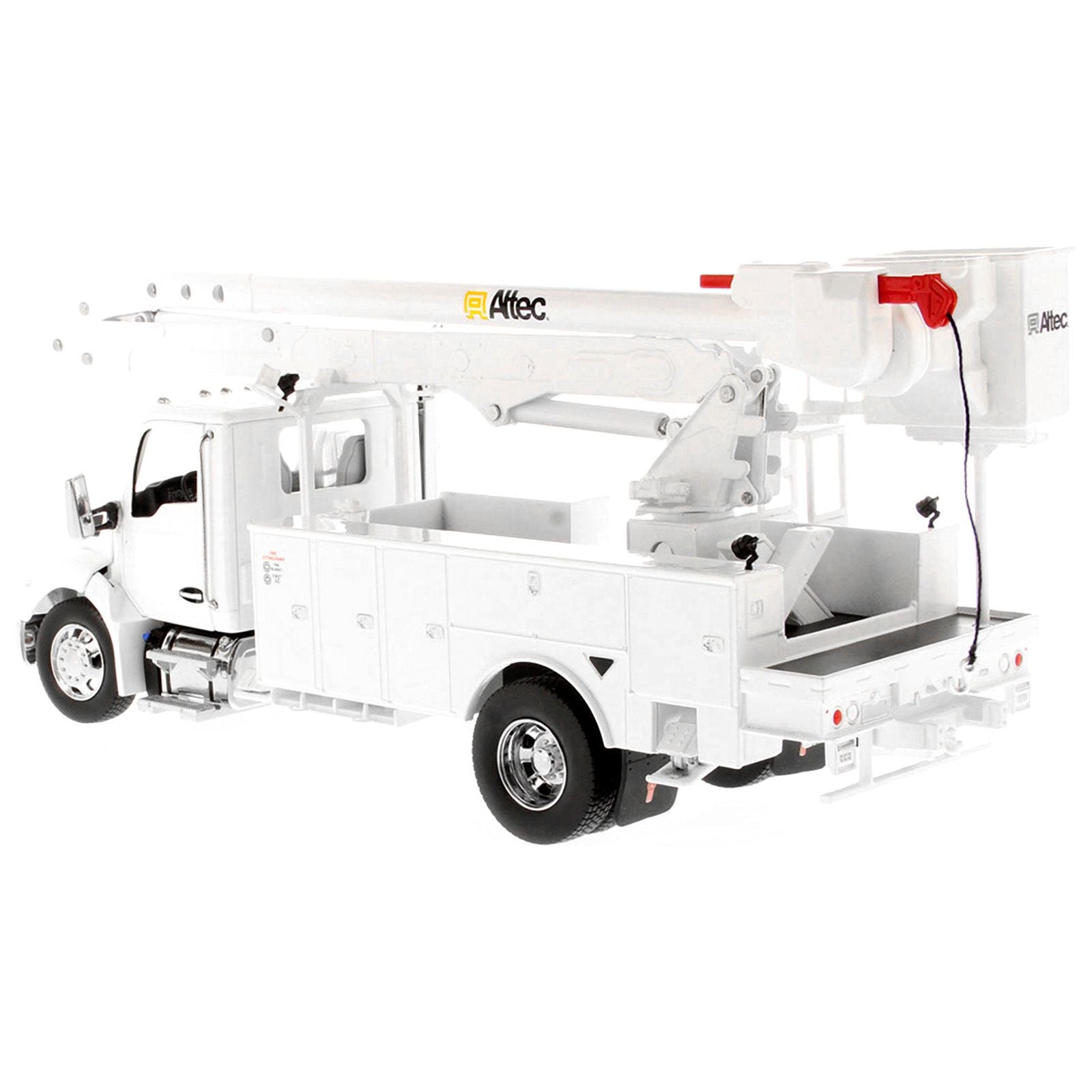 Kenworth T380 with Altec AA55 Aerial Service Truck White "Transport Series" 1/32 Diecast Model by Diecast Masters - Diecast Masters - ModelCars.com