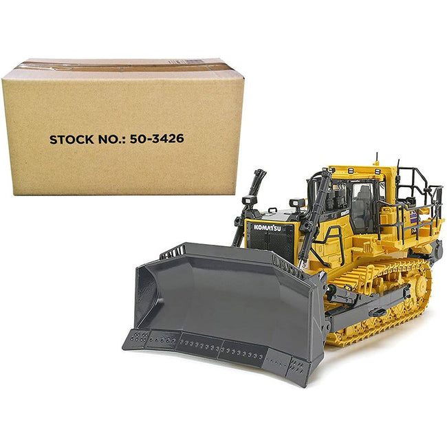 Komatsu D375A-8 Crawler Dozer with Ripper 1/50 Diecast Model by First Gear-First Gear-ModelCars.com