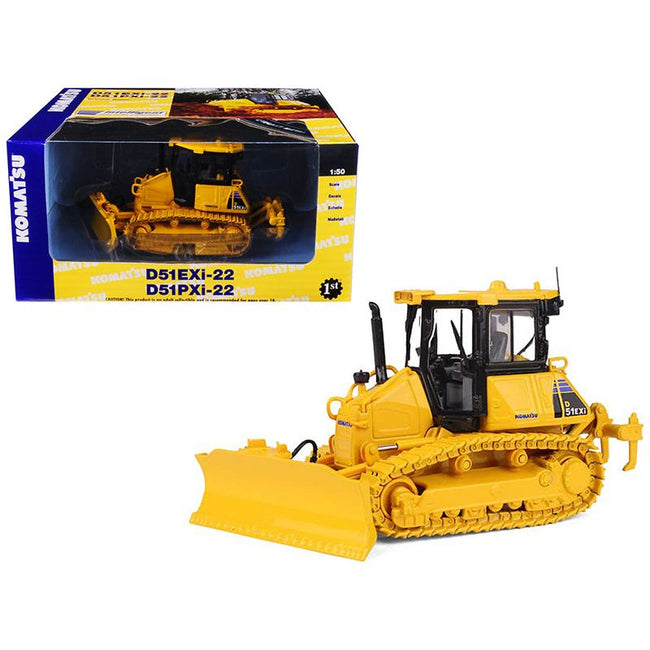 Komatsu D51EXi - 22 Dozer With Ripper 1/50 Diecast Model by First Gear - First Gear - ModelCars.com