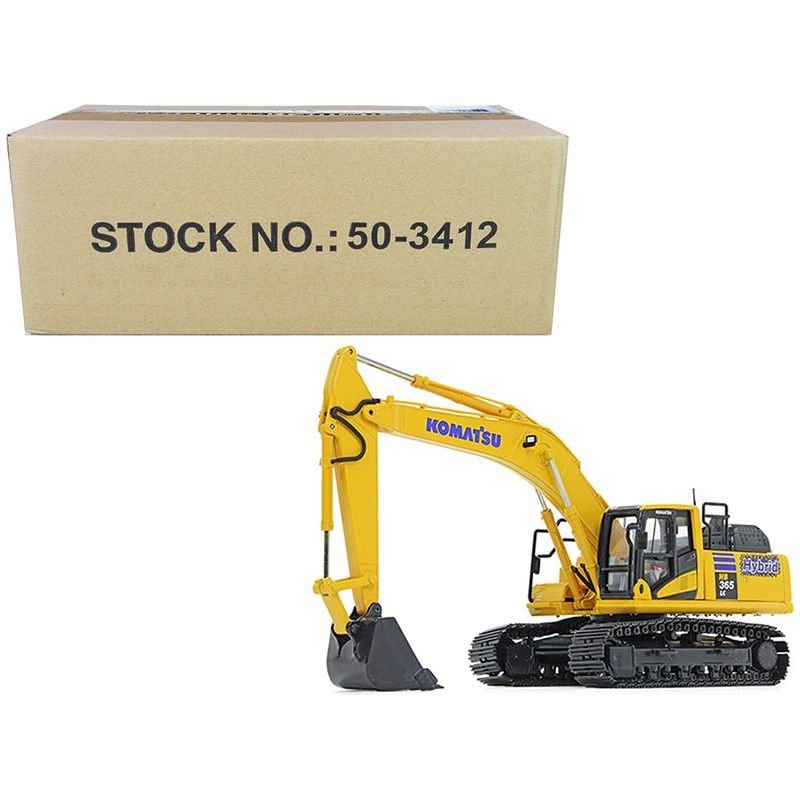 Komatsu HB365LC-3 Hybrid Excavator 1/50 Diecast Model by First Gear-First Gear-ModelCars.com