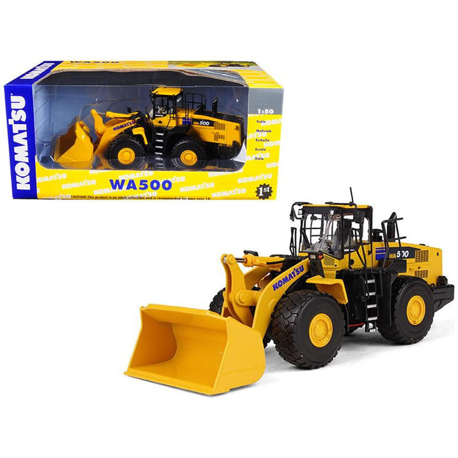 Komatsu WA500-7 Wheel Loader 1/50 Diecast Model by First Gear-First Gear-ModelCars.com