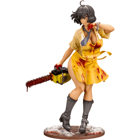 Kotobukiya 1/17 Scale The Texas Chainsaw Massacre - Leatherface Bishoujo Statue-Kotobukiya-ModelCars.com