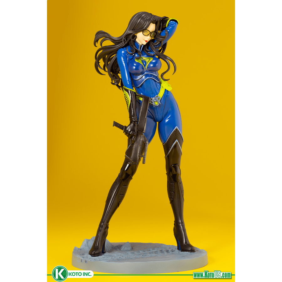 Kotobukiya G.I.JOE BARONESS 25th-ANNIVERSARY BLUE-COLOR BISHOUJO-STATUE-Kotobukiya-ModelCars.com