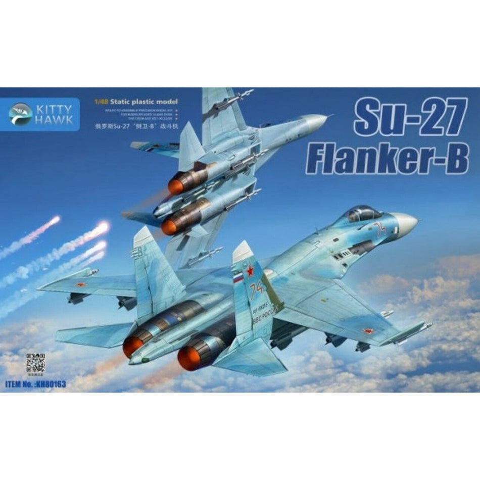 Kitty Hawk 1/48 Su-27 Flanker B Fighter