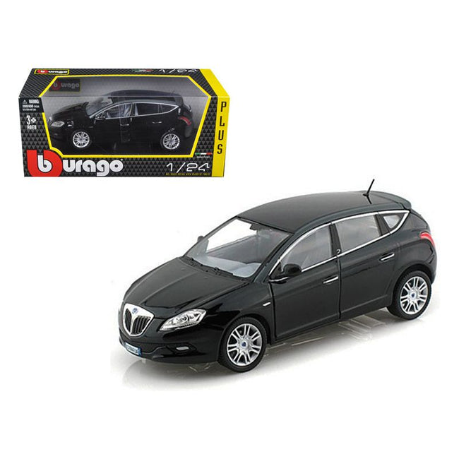 Lancia New Delta HPE Black 1/24 Diecast Car Model by Bburago - Bburago - ModelCars.com