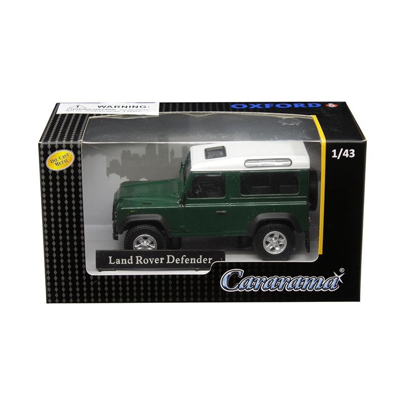 Land Rover Defender Dark Green 1/43 Diecast Model Car by Cararama-Cararama-ModelCars.com