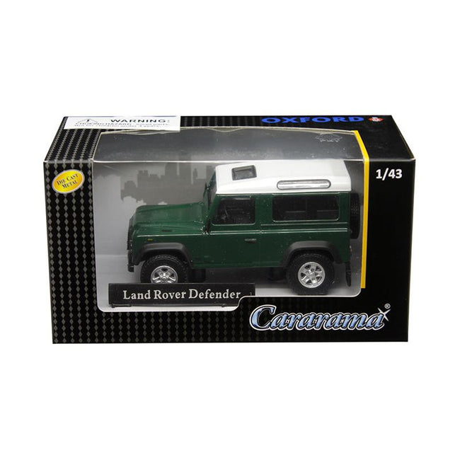 Land Rover Defender Dark Green 1/43 Diecast Model Car by Cararama-Cararama-ModelCars.com