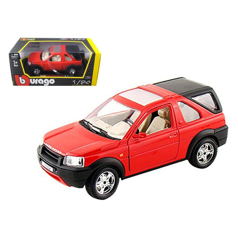 Land Rover Freelander Red 1/24 Diecast Model Car by Bburago-Bburago-ModelCars.com