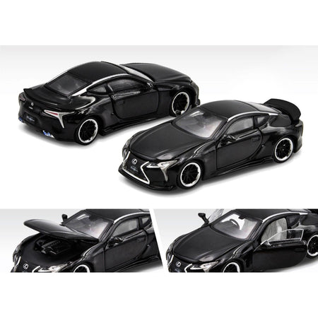 Lexus LC500 LB Works RHD (Right Hand Drive) Dark Black Limited Edition to 1200 pieces 1/64 Diecast Model Car by Era Car-Era Car-ModelCars.com