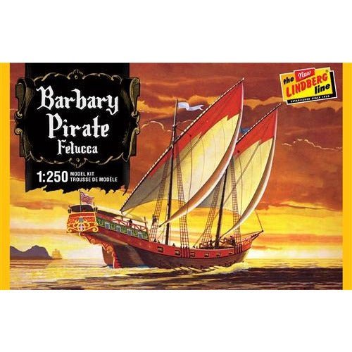 Lindberg Barbary Pirate Ship 1/250 Scale Model Kit-Lindberg-ModelCars.com