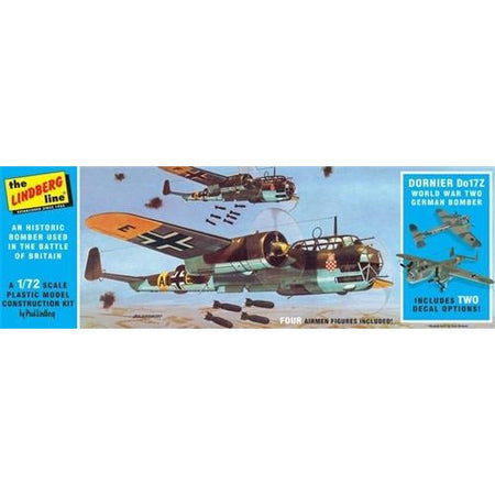 Lindberg Dornier Do17Z German Bomber 1/72 Scale Model Kit-Lindberg-ModelCars.com