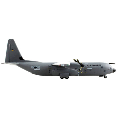 Lockheed C-130J-30 Transport Aircraft "German Luftwaffe" Gray "Gemini Macs" Series 1/400 Diecast Model Airplane by GeminiJets-GeminiJets-ModelCars.com