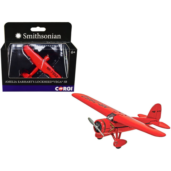 Lockheed Vega 5B Airplane NR - 7952 "Amelia Earhart" "Smithsonian" Series Diecast Model by Corgi - Corgi - ModelCars.com