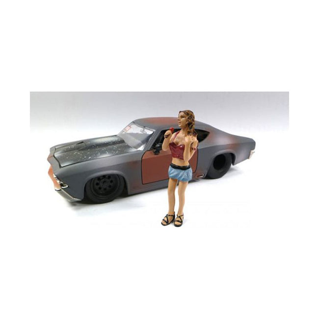 Look Out Girl Monica Figure For 1:24 Scale Diecast Car Models by American Diorama-American Diorama-ModelCars.com
