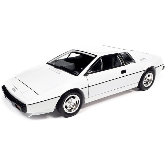 Lotus Esprit S1 Submarine Car White James Bond 007 "The Spy Who Loved Me" (1977) Movie "Silver Screen Machines" Series 1/18 Diecast Model Car by Auto World-Autoworld-ModelCars.com