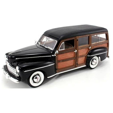 Lucky Die Cast 1:18 Ford Woody ’48 – Black-Heartland-ModelCars.com