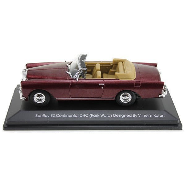 Lucky Die Cast 1:43 Bentley Continental S2 ’61 Park Ward – Burgundy-Heartland-ModelCars.com