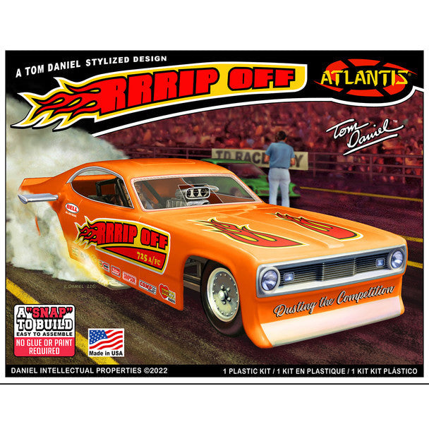 Atlantis Tom Daniel RRRIP OFF Funny Car 1/32 Made in the USA