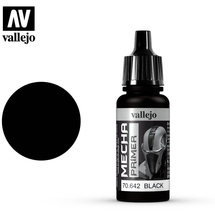 Vallejo Mecha Color Black 70642, water-based airbrush paint