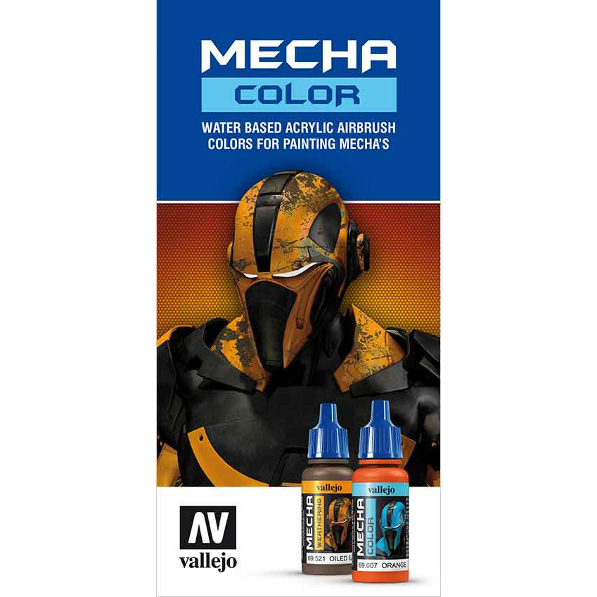 Vallejo MECHA COLOR CHART for models and miniatures